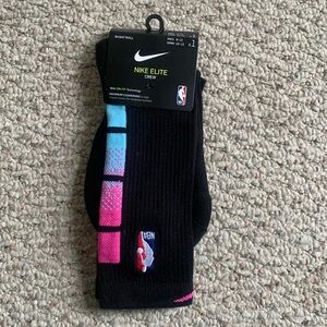 Brand new pink and blue NBA socks
